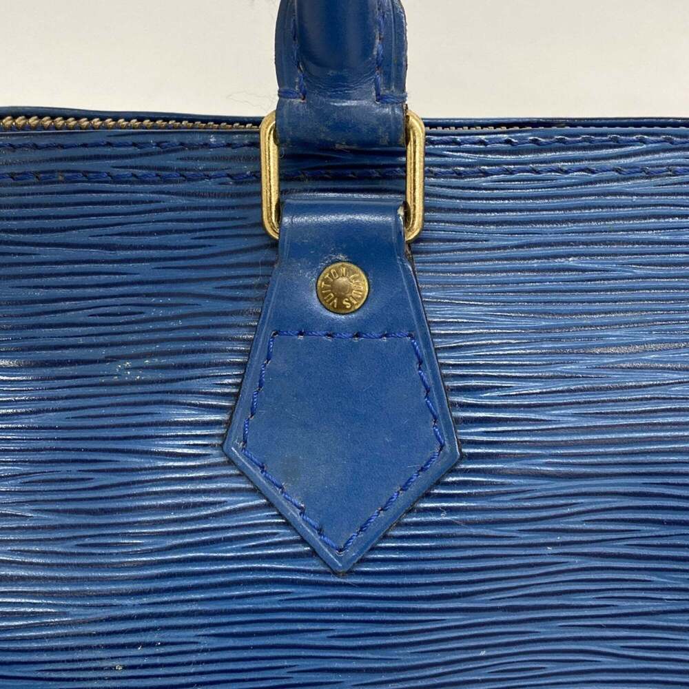 Louis Vuitton Epi Speedy 25 Handbag M43015 Toledo Blue Women's - Picture 8 of 12